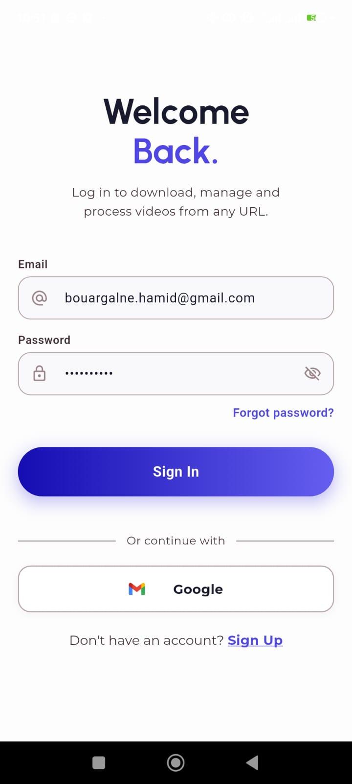 Video Downloader from URL
