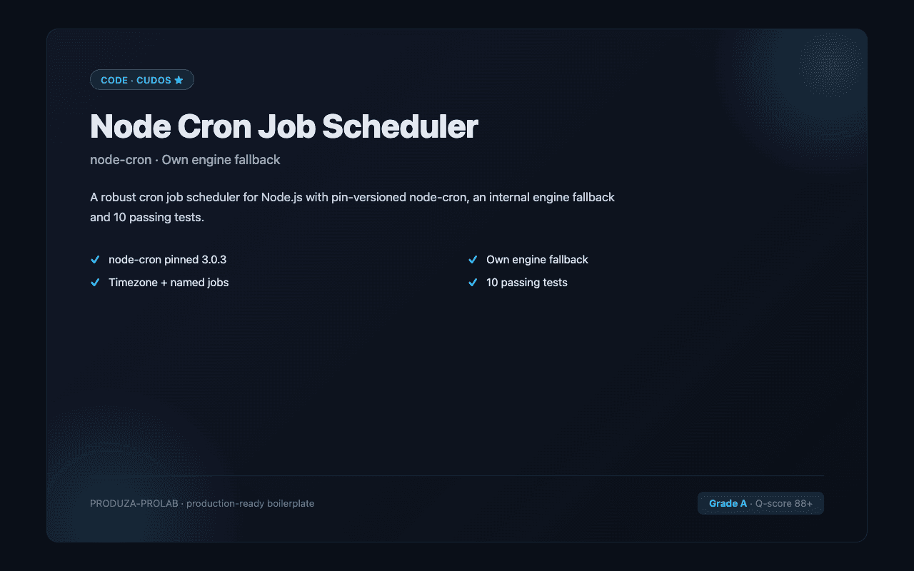 Node Cron Job Scheduler (node-cron + fallback)